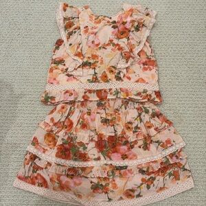 Franki by Francesca’s- Skirt and blouse set